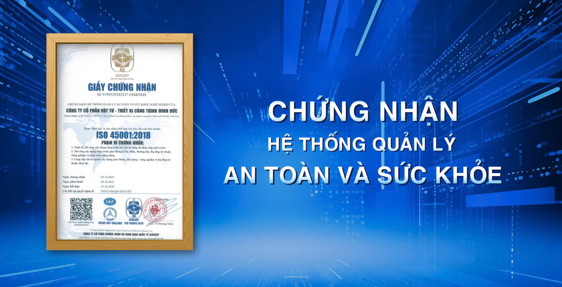 Chứng nhận hệ thống quản lý an toàn và sức khỏe chung-nhan-he-thong-quan-ly-an-toan-va-suc-khoe