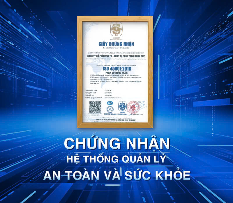Chứng nhận hệ thống quản lý an toàn và sức khỏe