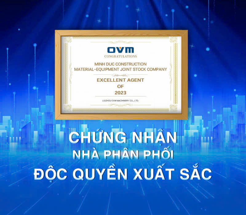 chứng nhận nhà phân phối độc quyền xuất sắc